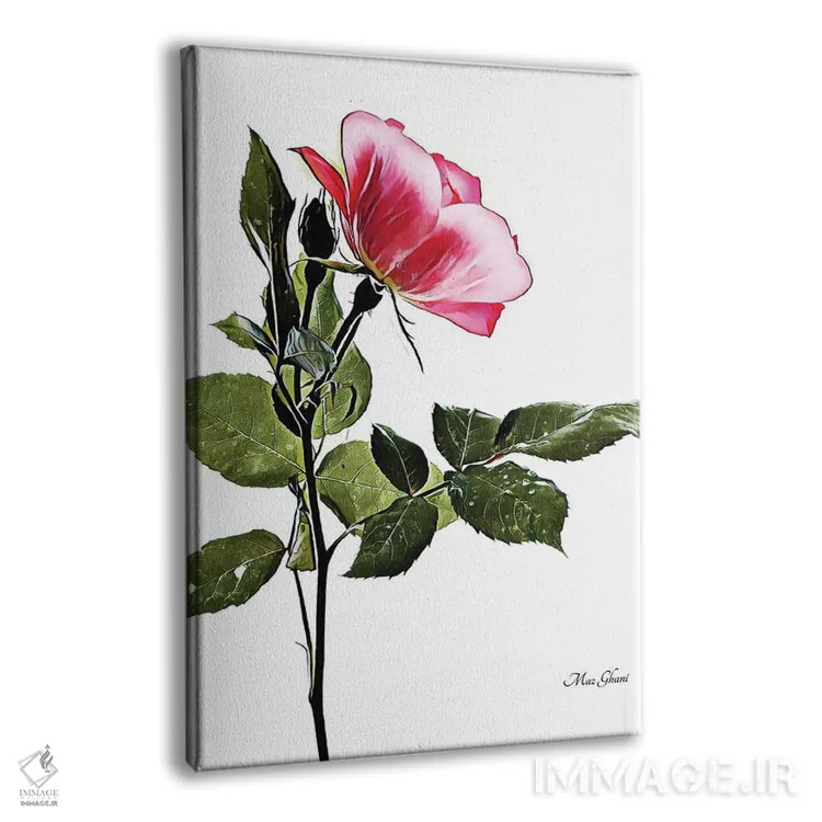 تابلو دکوراتیو رزگون اثر ماز غنی - نمای پرسپکتیو محصول