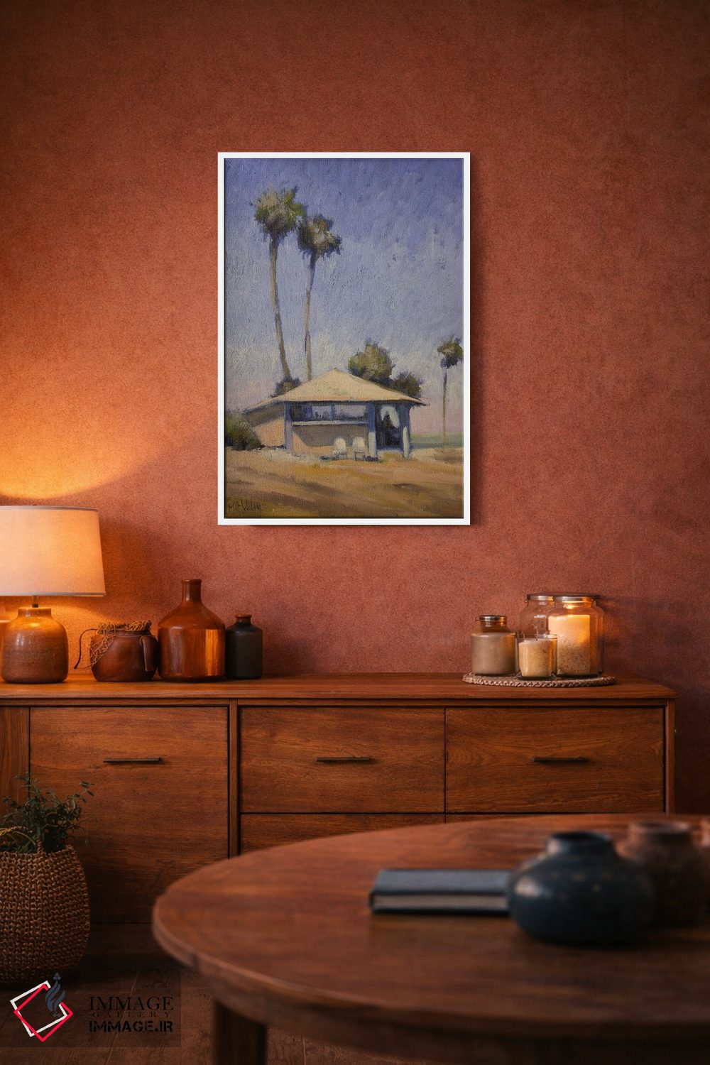 تابلو دکوراتیو واحه شنی اثر مری هابلی - D4W