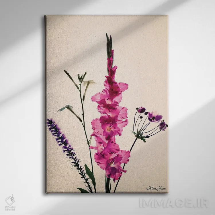 تابلو دکوراتیو آویانا اثر ماز غنی - نمای روبهرو روی دیوار