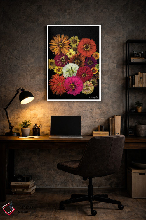 تابلو دکوراتیو زینیا اثر ماز غنی - D6W