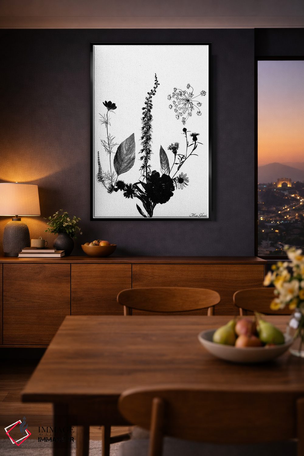 تابلو دکوراتیو توهم اثر ماز غنی - D2B