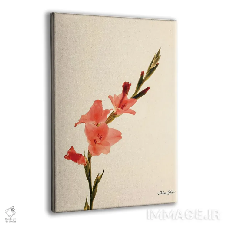 تابلو دکوراتیو کلیا اثر ماز غنی - نمای پرسپکتیو محصول