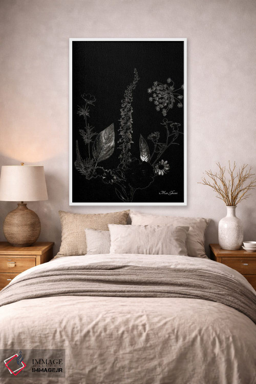 تابلو دکوراتیو شبح در بذر اثر ماز غنی - D1W