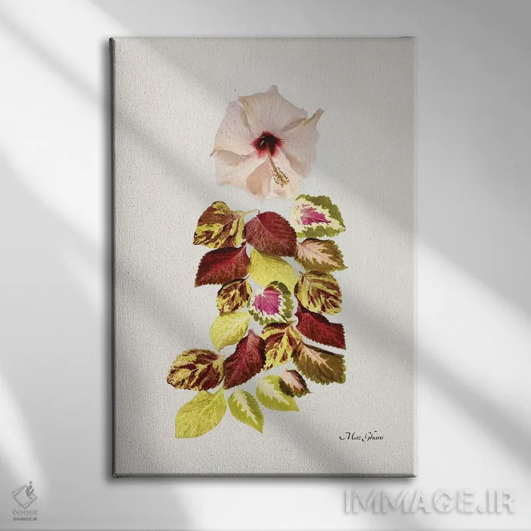 تابلو دکوراتیو لباس مهمانی اثر ماز غنی - نمای روبهرو روی دیوار