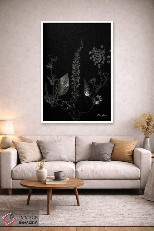 تابلو دکوراتیو شبح در بذر اثر ماز غنی - D2W