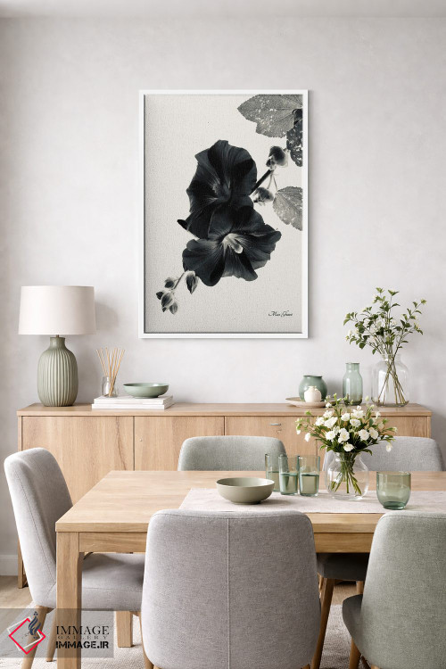 تابلو دکوراتیو سایه های شب اثر ماز غنی - D5W