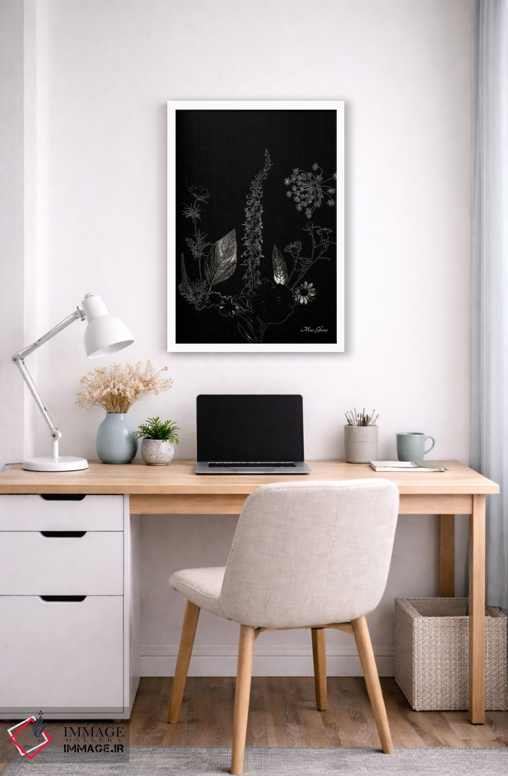 تابلو دکوراتیو شبح در بذر اثر ماز غنی - D5W