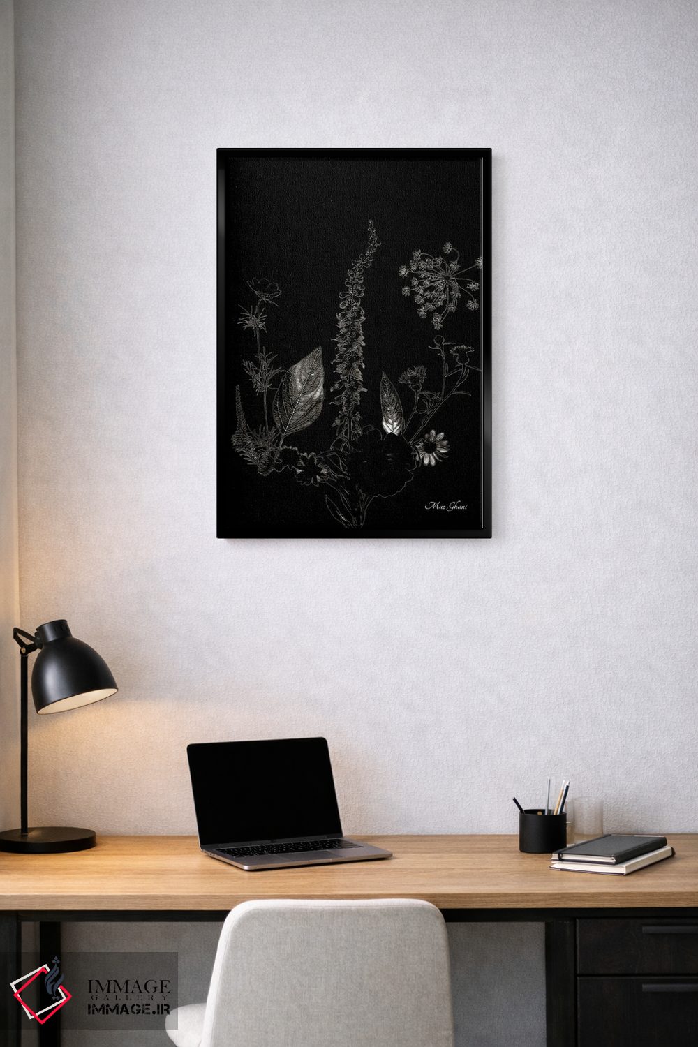 تابلو دکوراتیو شبح در بذر اثر ماز غنی - D4B