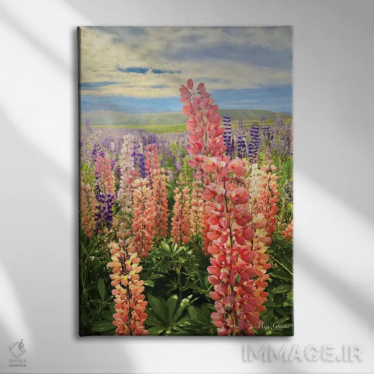 تابلو دکوراتیو لوپین اثر ماز غنی - نمای روبهرو روی دیوار