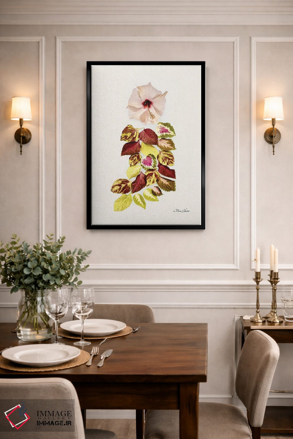 تابلو دکوراتیو لباس مهمانی اثر ماز غنی - D2B