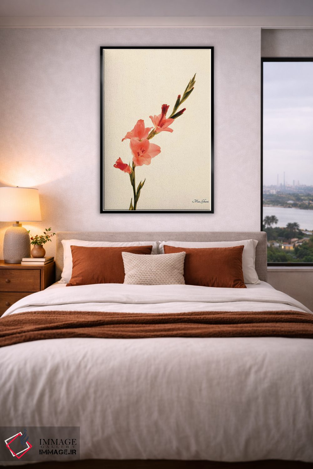 تابلو دکوراتیو کلیا اثر ماز غنی - D5B