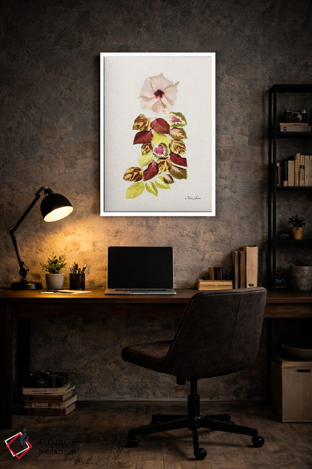 تابلو دکوراتیو لباس مهمانی اثر ماز غنی - D6W