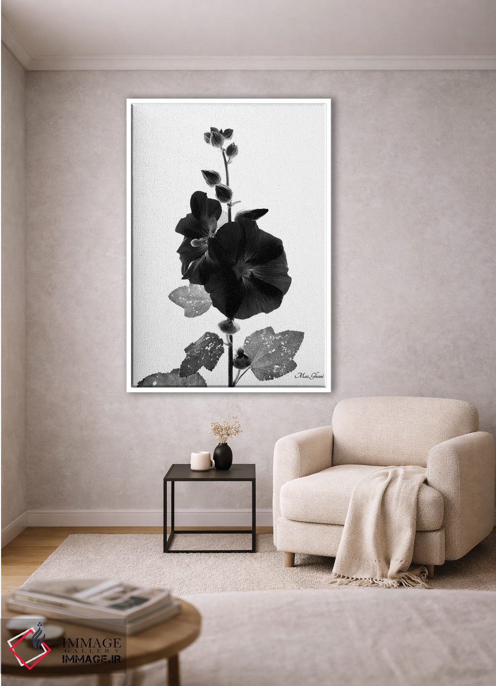 تابلو دکوراتیو به سوی شب اثر ماز غنی - D1W