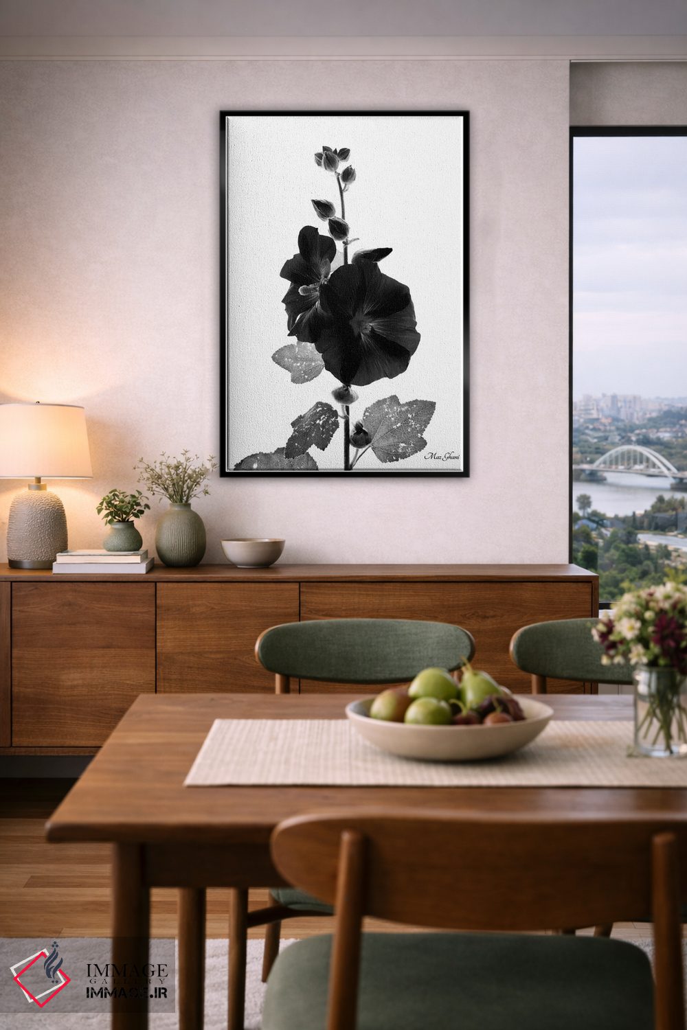 تابلو دکوراتیو به سوی شب اثر ماز غنی - D6B