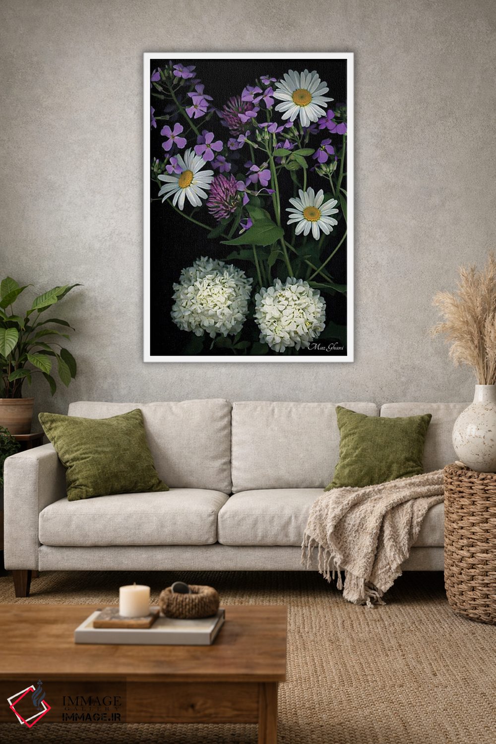 تابلو دکوراتیو پرنتا اثر ماز غنی - D1W