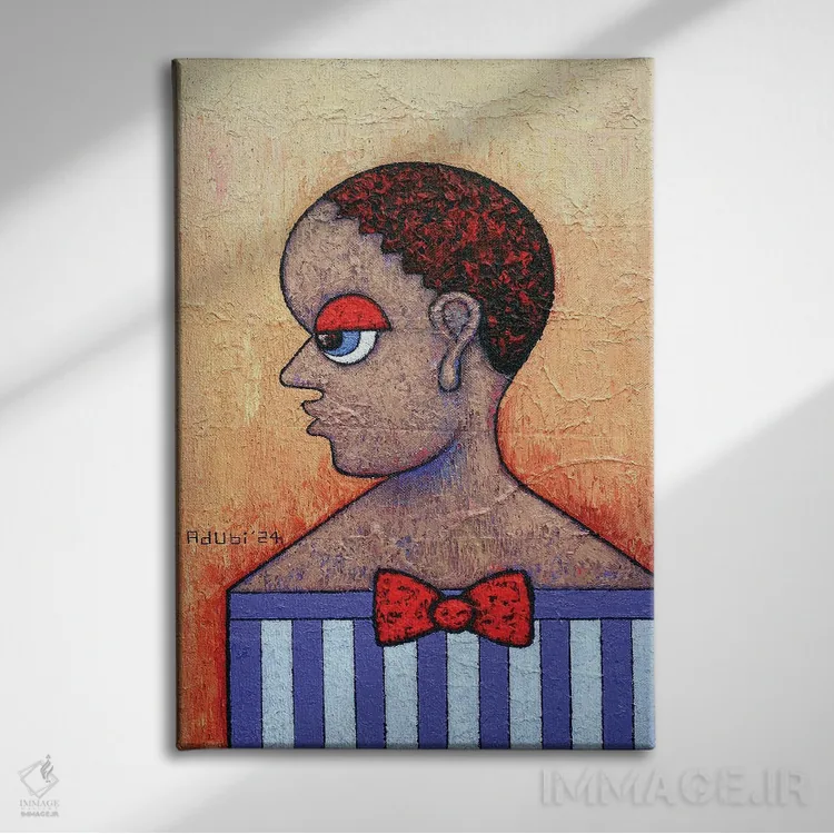 تابلو دکوراتیو غیردودویی اثر آدوبی مایداز مکین دی - نمای روبهرو روی دیوار