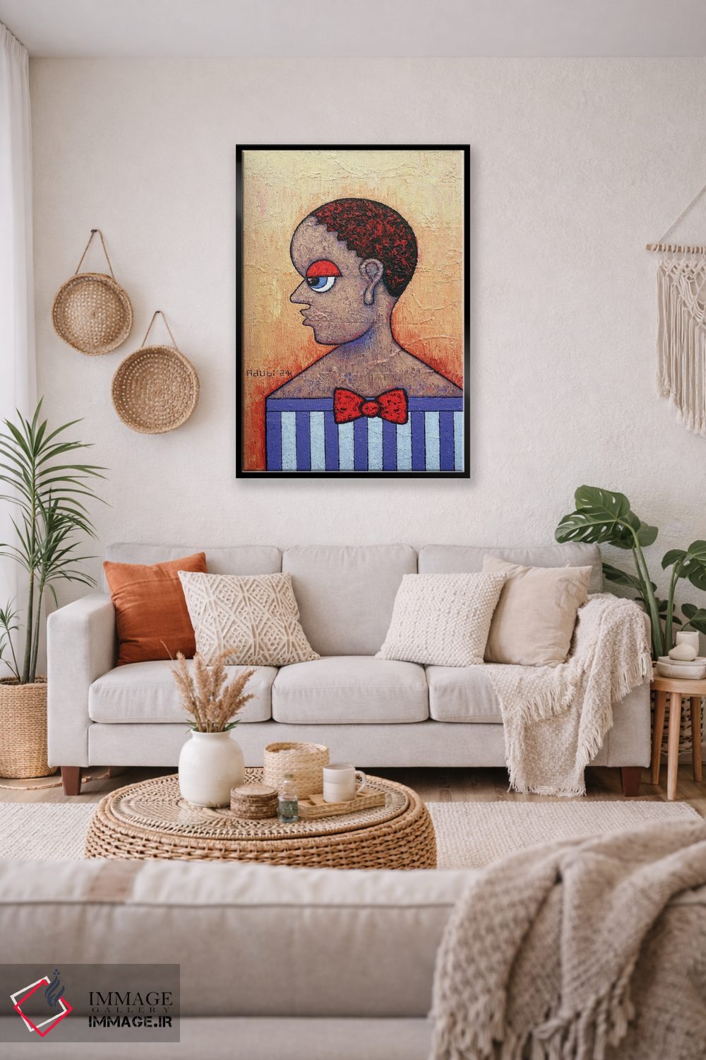 تابلو دکوراتیو غیردودویی اثر آدوبی مایداز مکین دی - D3B