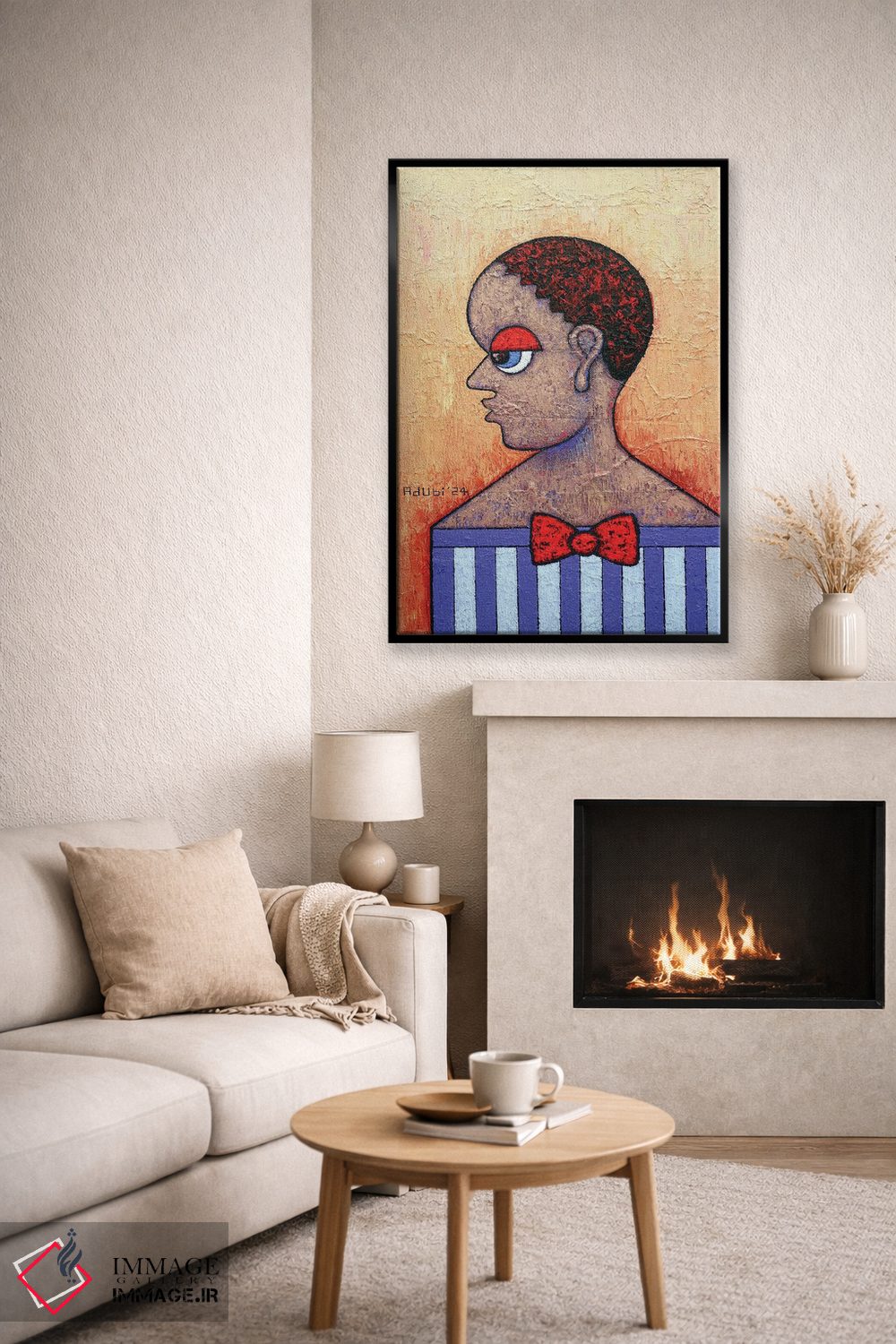 تابلو دکوراتیو غیردودویی اثر آدوبی مایداز مکین دی - D6B