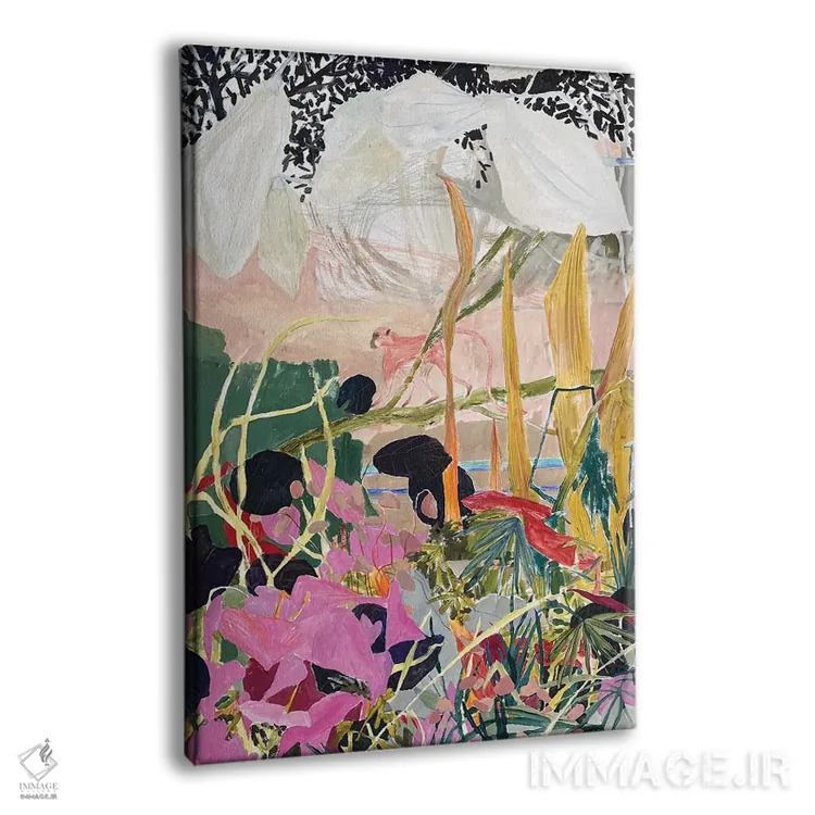 تابلو انتزاعی میمون اثر آناستازیا مازور-اسکروبوا - نمای پرسپکتیو محصول