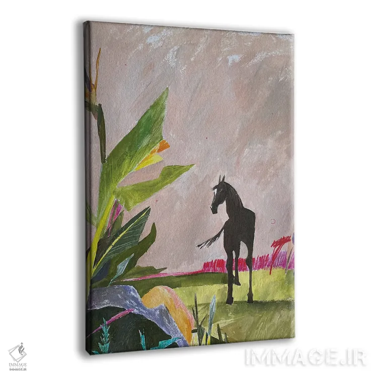 تابلو دکوراتیو اسب اثر آناستازیا مازور-اسکروبوا - نمای پرسپکتیو محصول