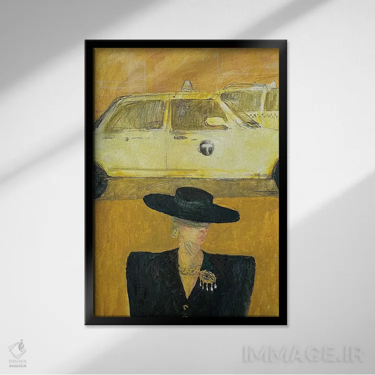 تابلو دکوراتیو سکیپارلی اثر آناستازیا مازور-اسکروبوا - نمای قابدار مشکی