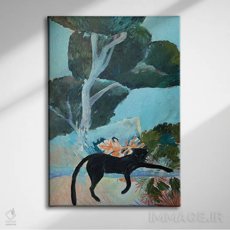 تابلو دکوراتیو پره پره اثر آناستازیا مازور-اسکروبوا - نمای روبهرو روی دیوار