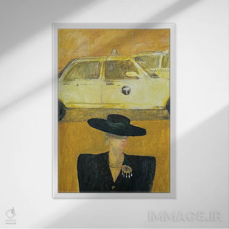 تابلو دکوراتیو سکیپارلی اثر آناستازیا مازور-اسکروبوا - نمای قابدار سفید