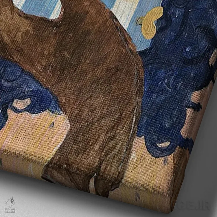 تابلو دکوراتیو فصل جادویی اثر آناستازیا مازور-اسکروبوا - نمای نزدیک بافت بوم