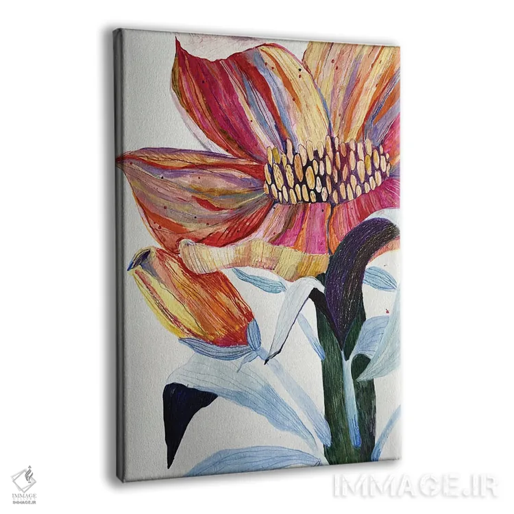 تابلو دکوراتیو گل اثر آناستازیا مازور-اسکروبوا - نمای پرسپکتیو محصول