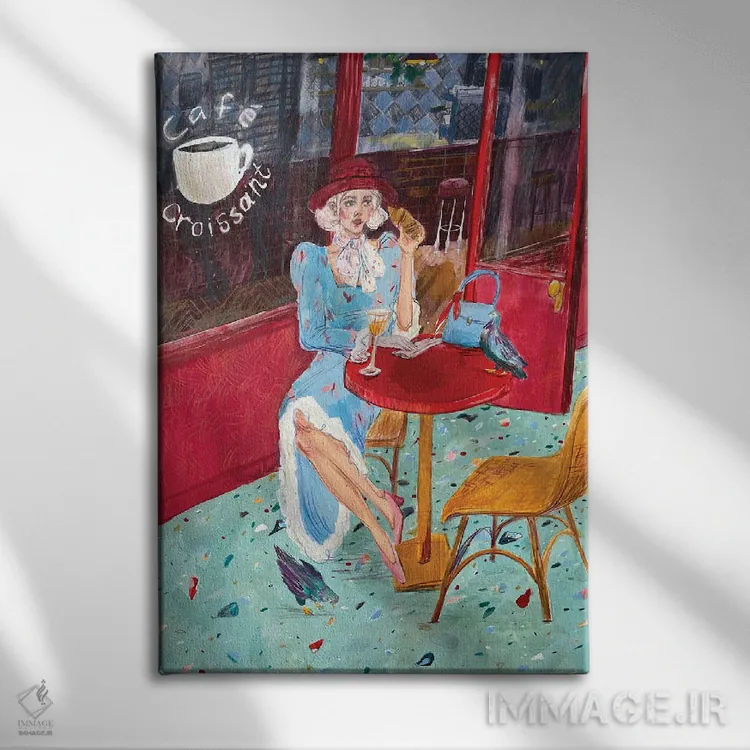 تابلو دکوراتیو کرواسان اثر آناستازیا مازور-اسکروبوا - نمای روبهرو روی دیوار