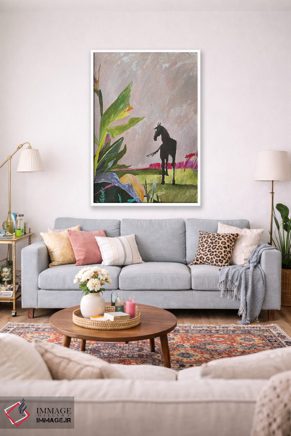 تابلو دکوراتیو اسب اثر آناستازیا مازور-اسکروبوا - D1W