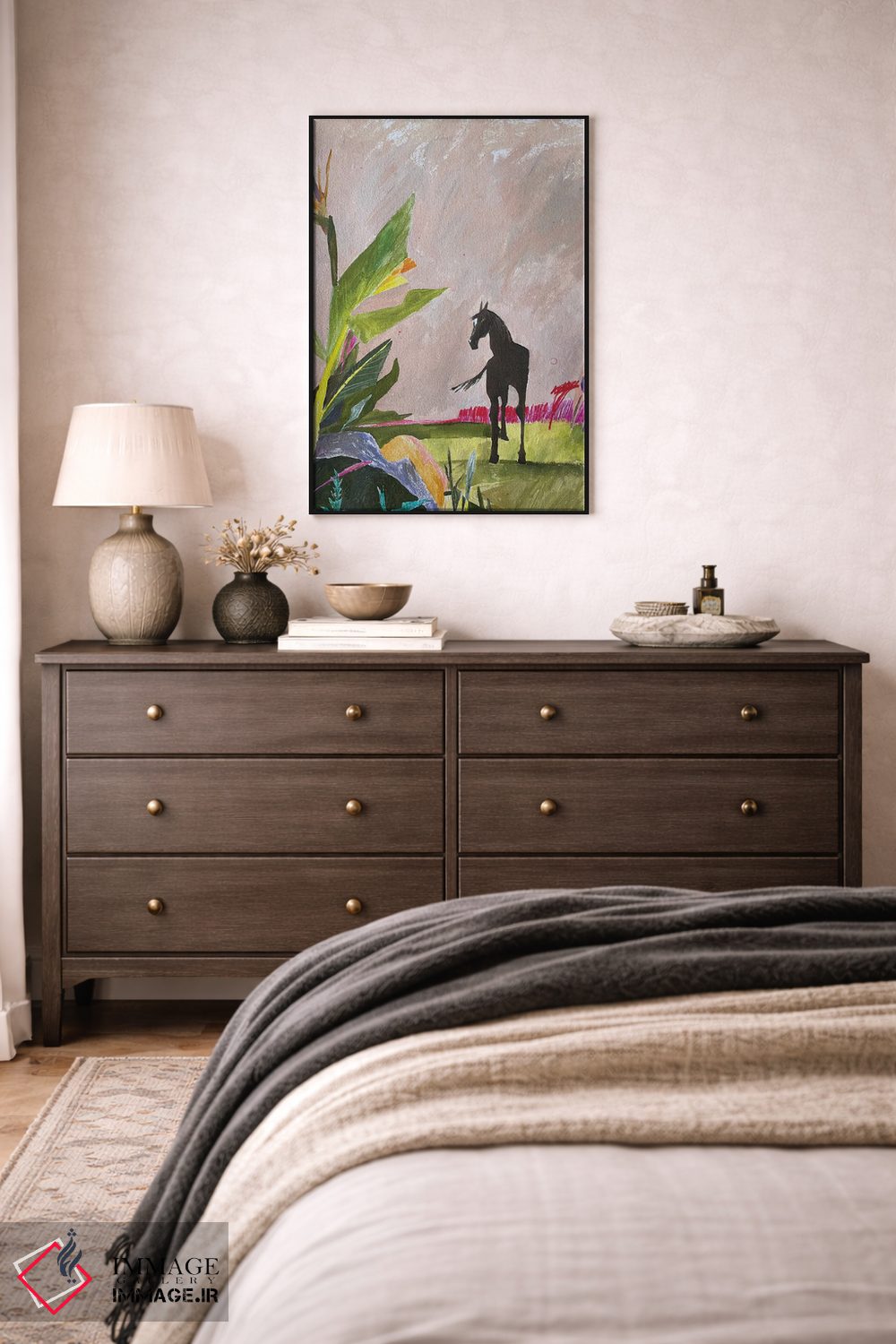 تابلو دکوراتیو اسب اثر آناستازیا مازور-اسکروبوا - D5B