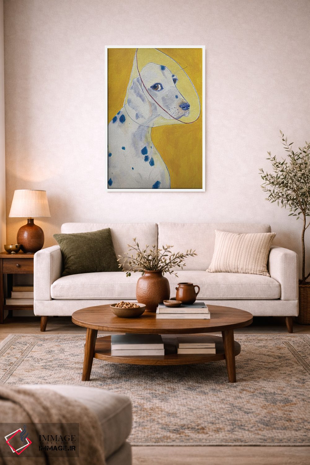 تابلو دکوراتیو دالماتین ۲ اثر آناستازیا مازور-اسکروبوا - D2W