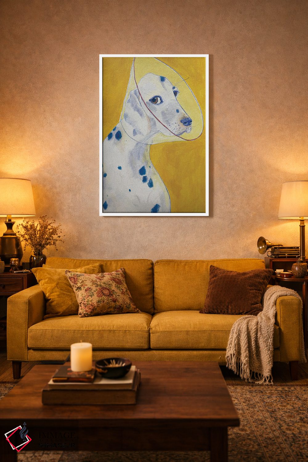 تابلو دکوراتیو دالماتین ۲ اثر آناستازیا مازور-اسکروبوا - D3W