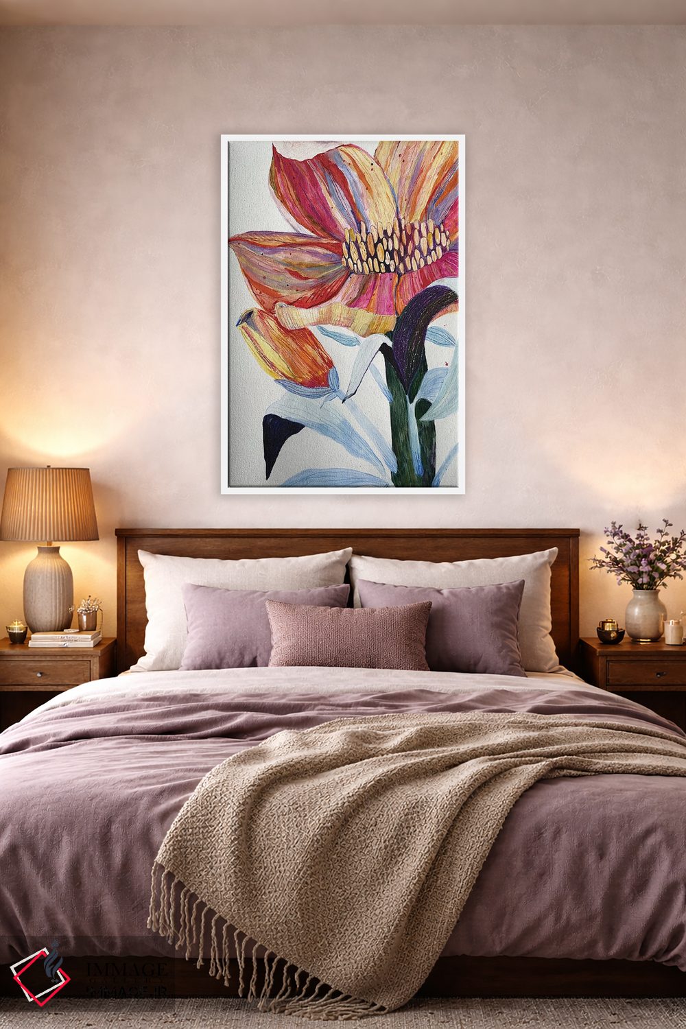 تابلو دکوراتیو گل اثر آناستازیا مازور-اسکروبوا - D2W