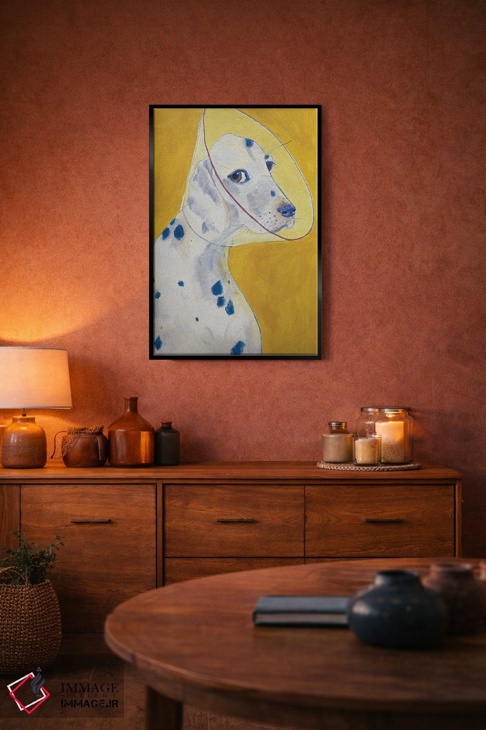 تابلو دکوراتیو دالماتین ۲ اثر آناستازیا مازور-اسکروبوا - D6B