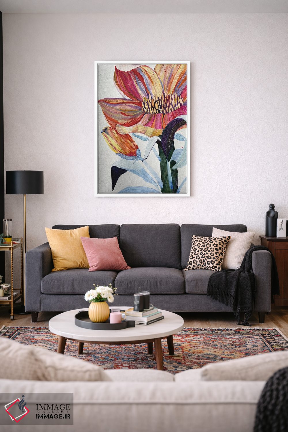 تابلو دکوراتیو گل اثر آناستازیا مازور-اسکروبوا - D1W