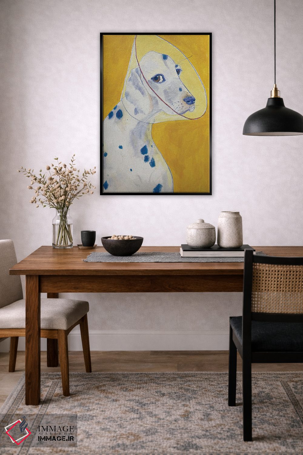 تابلو دکوراتیو دالماتین ۲ اثر آناستازیا مازور-اسکروبوا - D5B