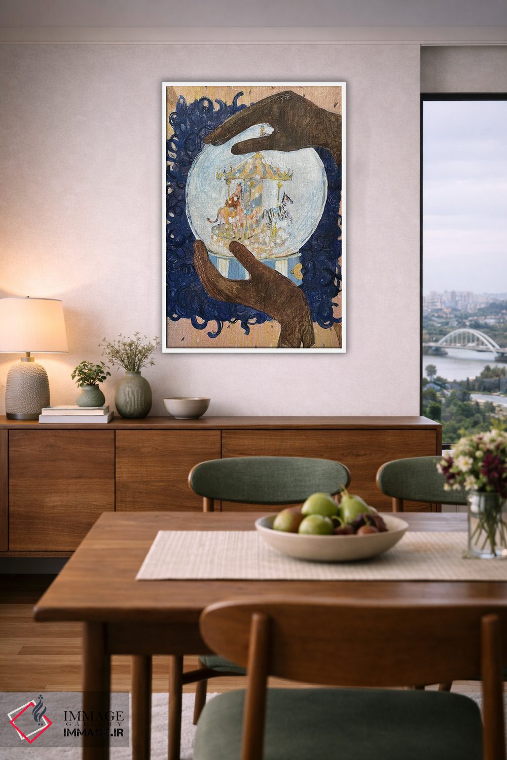 تابلو دکوراتیو فصل جادویی اثر آناستازیا مازور-اسکروبوا - D5W