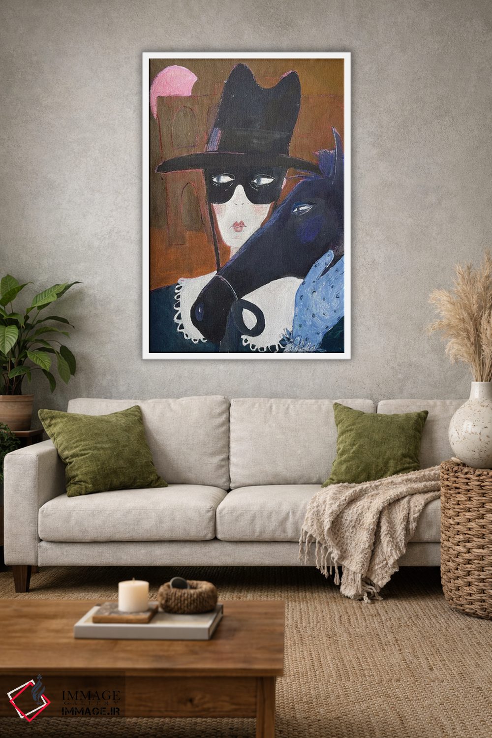 تابلو دکوراتیو زورو اثر آناستازیا مازور-اسکروبوا - D1W