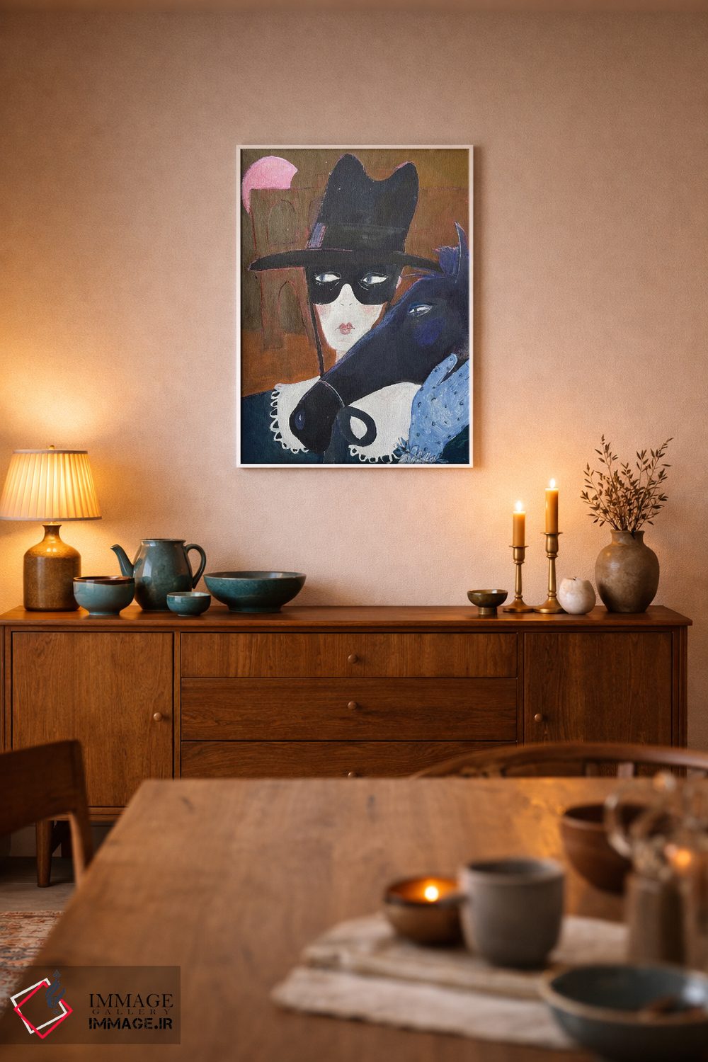 تابلو دکوراتیو زورو اثر آناستازیا مازور-اسکروبوا - D6W