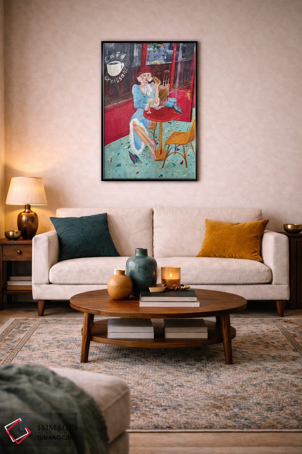 تابلو دکوراتیو کرواسان اثر آناستازیا مازور-اسکروبوا - D4B