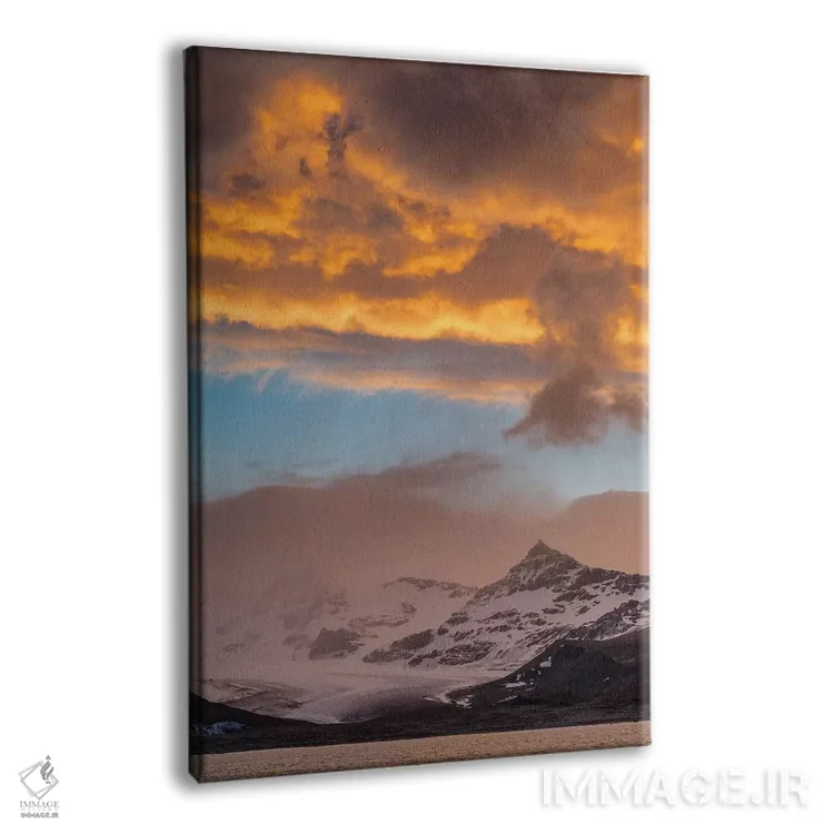 تابلو دکوراتیو خلیج سنت آندرس جزیره جورجیای جنوبی هنگام غروب اثر مارتین زویک - نمای پرسپکتیو محصول