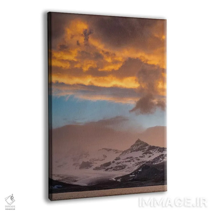 تابلو دکوراتیو خلیج سنت آندرس جزیره جورجیای جنوبی هنگام غروب اثر مارتین زویک - نمای پرسپکتیو محصول