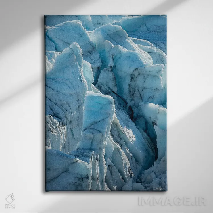 تابلو دکوراتیو Greenland,یخچال راسل. چشم اندازی در نزدیکی ورقه یخی گرینلند… اثر مارتین زویک - نمای روبهرو روی دیوار