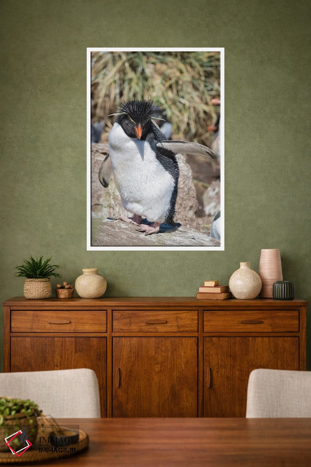 تابلو دکوراتیو subspecies western rockhopper penguin , Falkland Islands.,پ… اثر مارتین زویک - D1W
