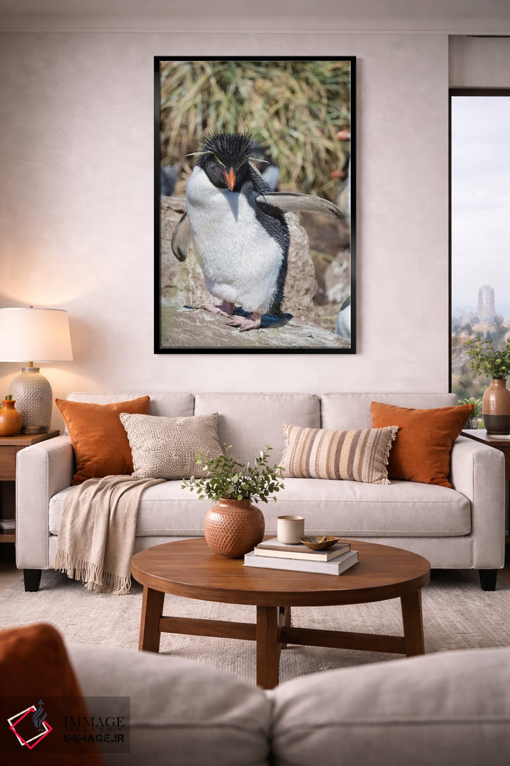 تابلو دکوراتیو subspecies western rockhopper penguin , Falkland Islands.,پ… اثر مارتین زویک - D2B