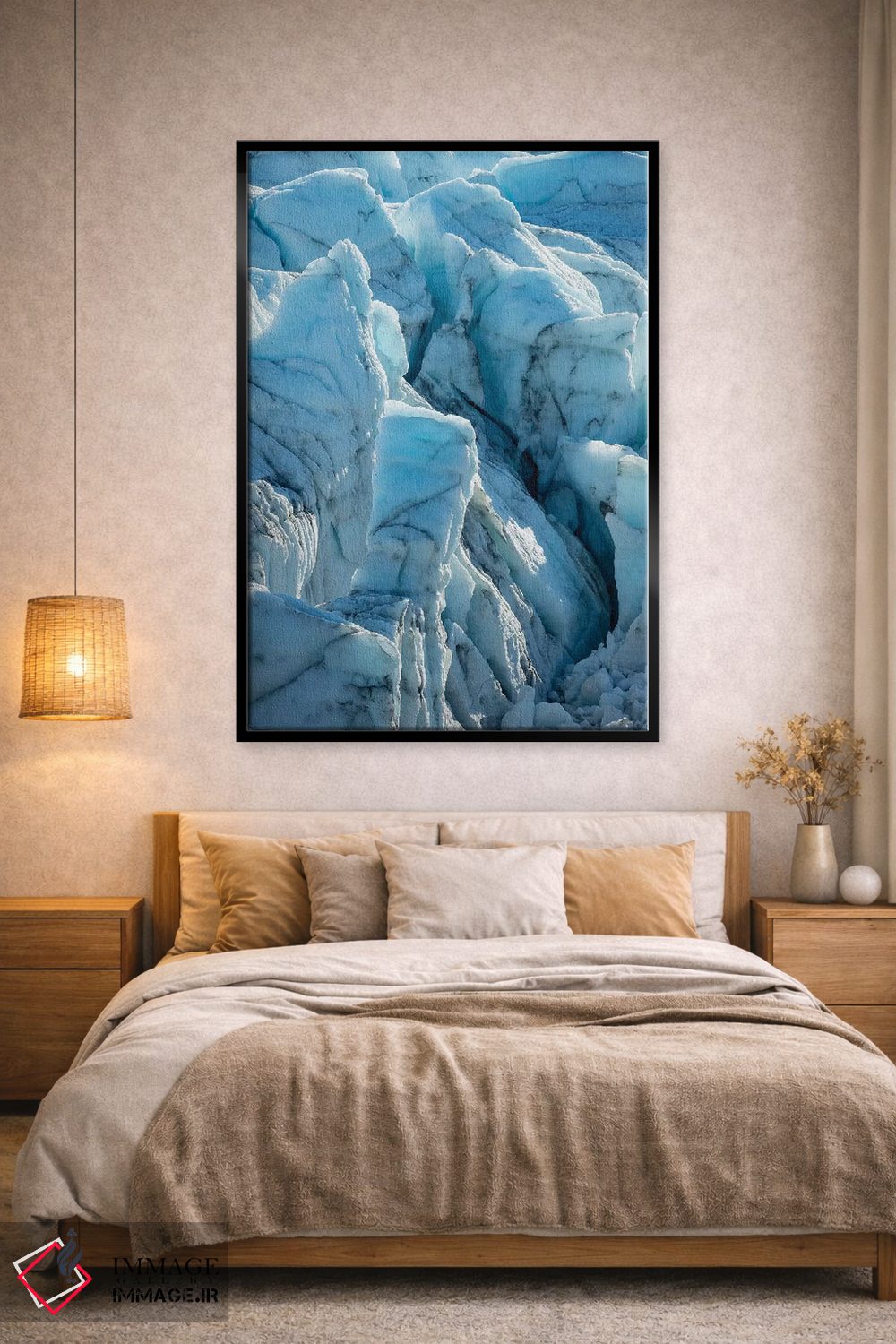 تابلو دکوراتیو Greenland,یخچال راسل. چشم اندازی در نزدیکی ورقه یخی گرینلند… اثر مارتین زویک - D1B