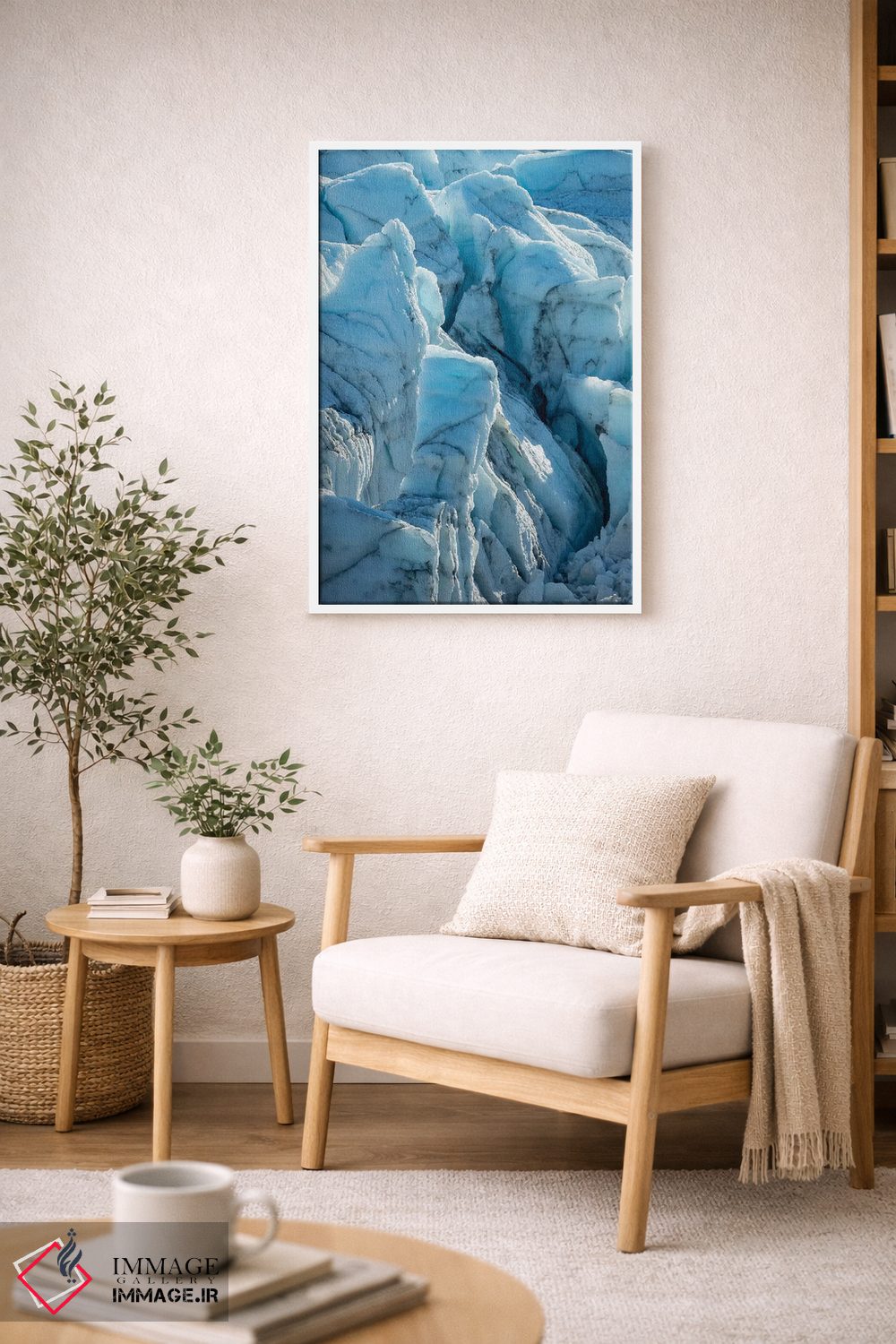 تابلو دکوراتیو Greenland,یخچال راسل. چشم اندازی در نزدیکی ورقه یخی گرینلند… اثر مارتین زویک - D6W