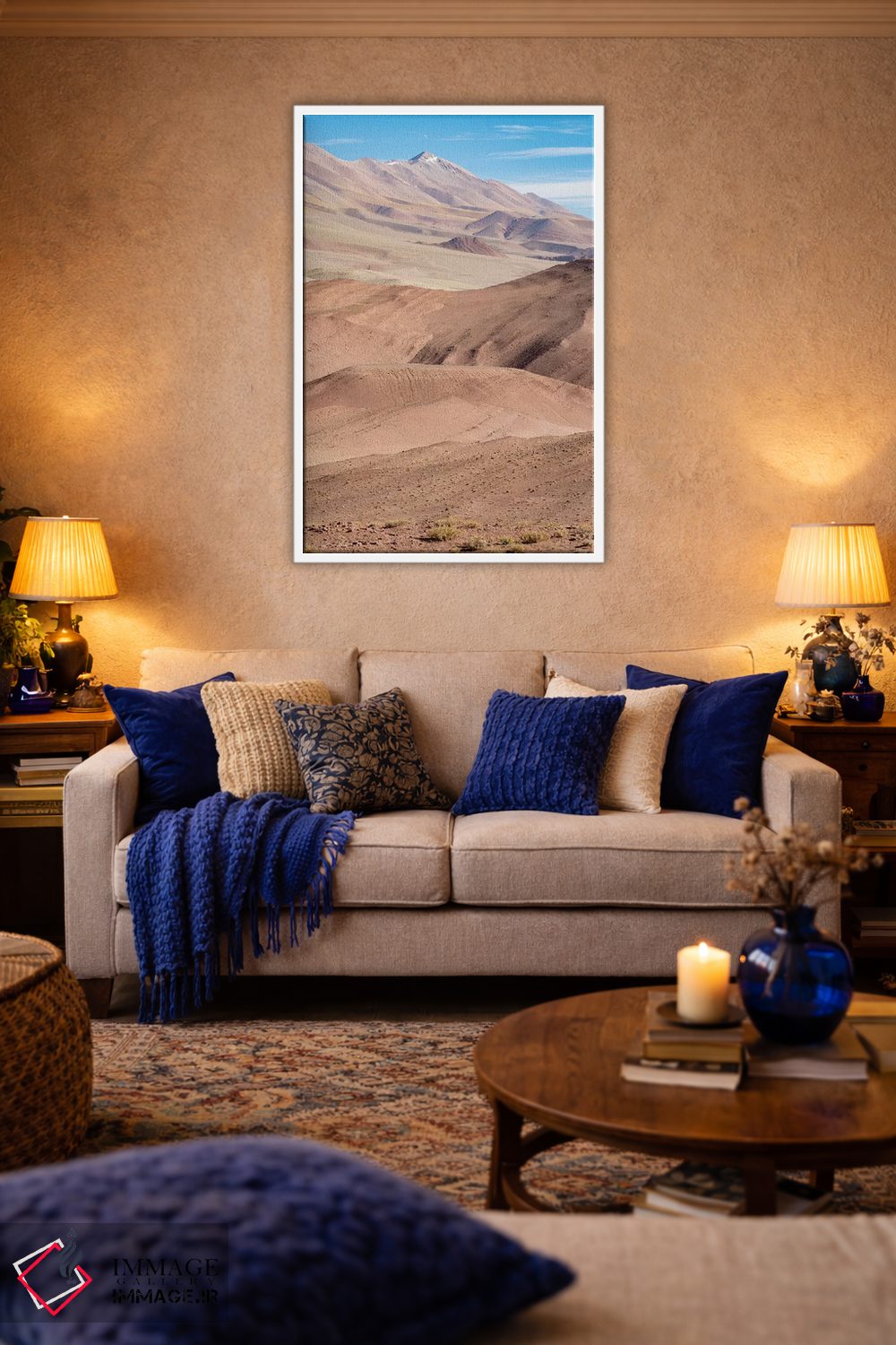 تابلو دکوراتیو Argentina,آلتپلانوی آرژانتین در مسیر جاده ۲۷ بین پوچیتوس و… اثر مارتین زویک - D4W